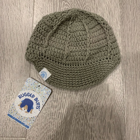 Ruggedbutts Baby-boy's Crocheted Beanie Gray 0-6 m - Picture 2 of 5
